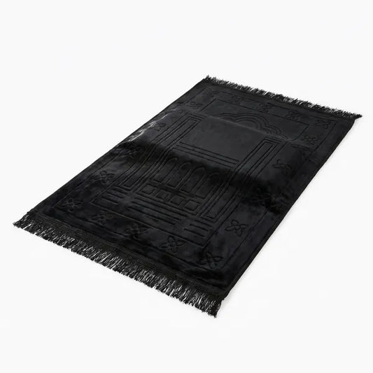 Ergonomisch Foam Gebedskleed (Zwart) – 70x110